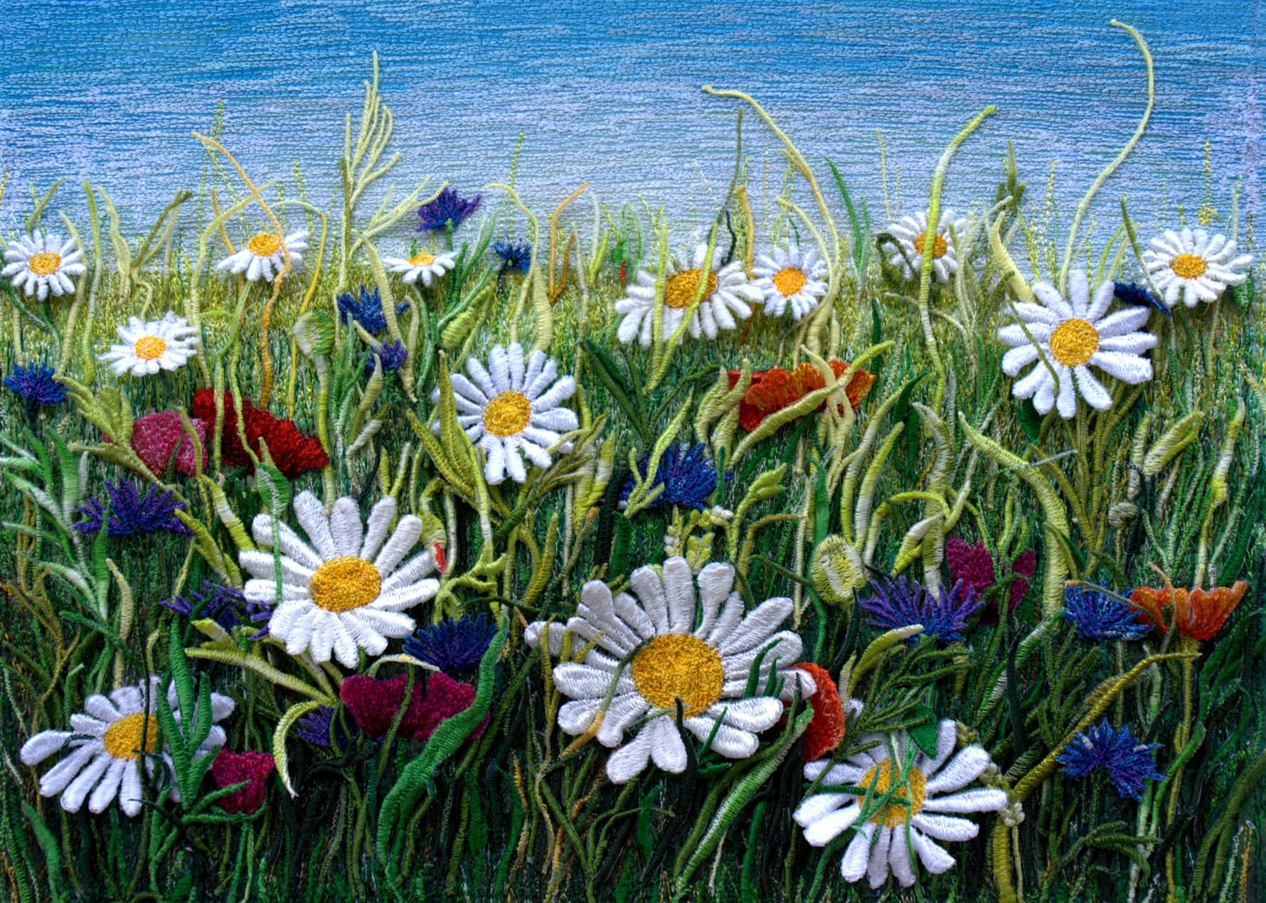 Meadow Field, a rectangular greetings card