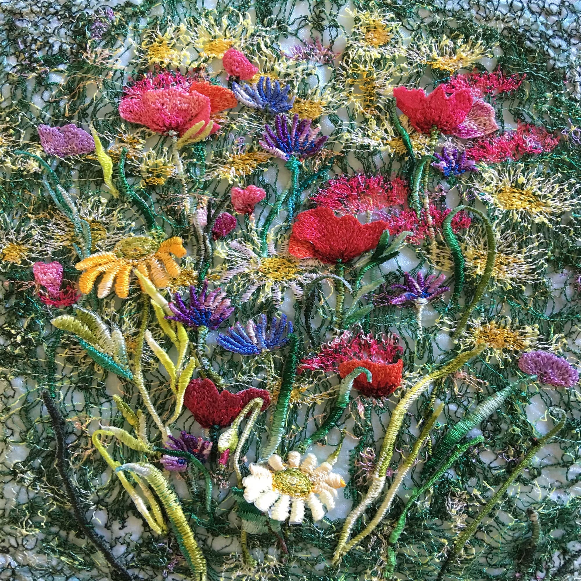 Wild Meadow, a square greetings card